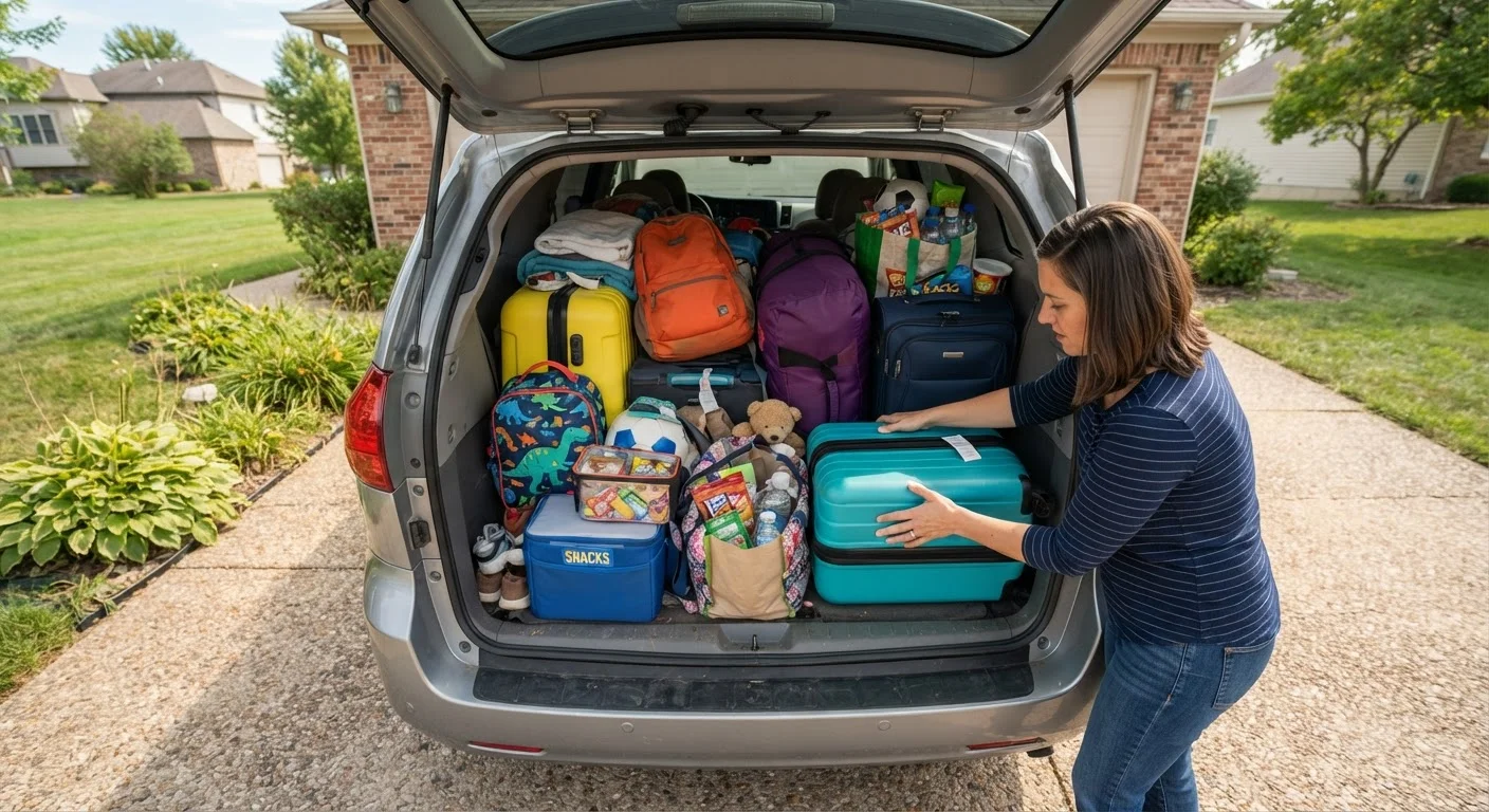 Packing Smart: What Families Routinely Overpack and Underpack for Road Trips