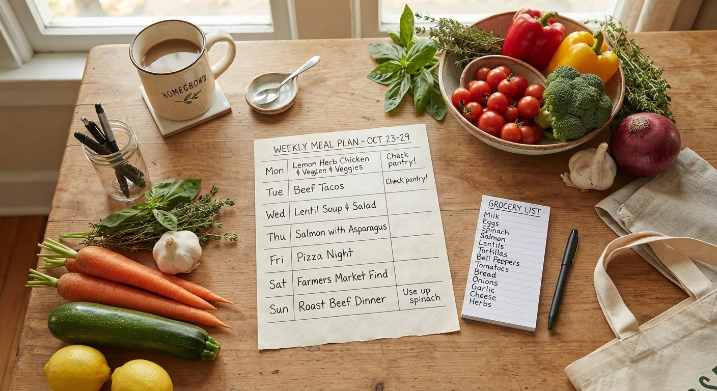 Meal Planning From Scratch: A Family-Friendly System That Actually Sticks
