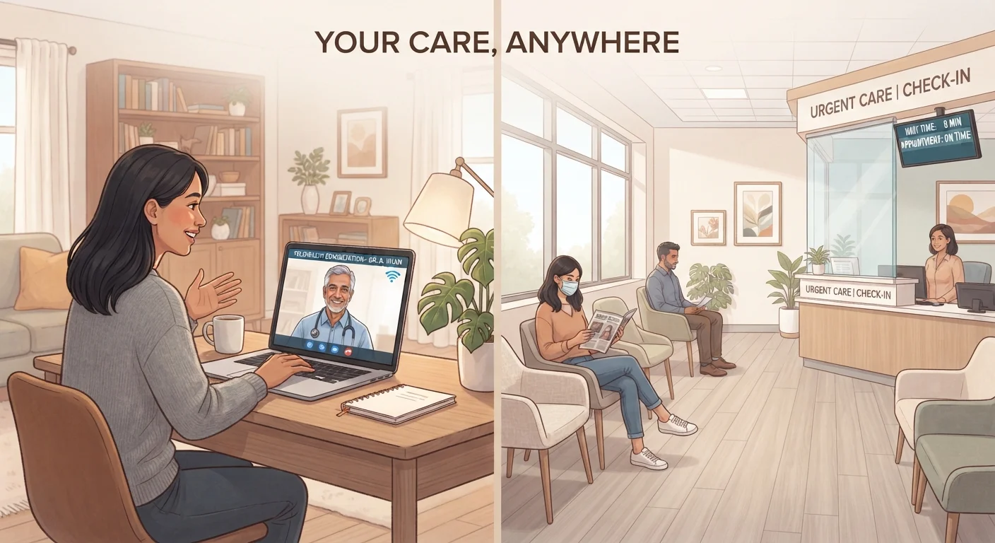 Telehealth vs. Urgent Care Clinics: Choosing the Right Option for Your Situation